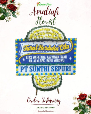 Papan Bunga Duka di Margamekar