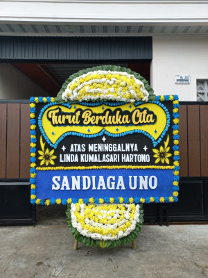 Papan Bunga Duka di Margamekar